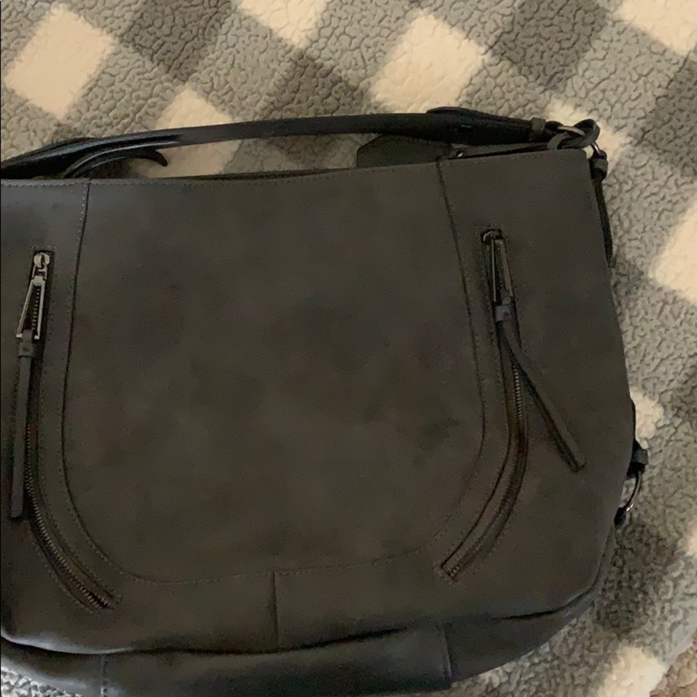 Jessica Simpson Gray suede purse